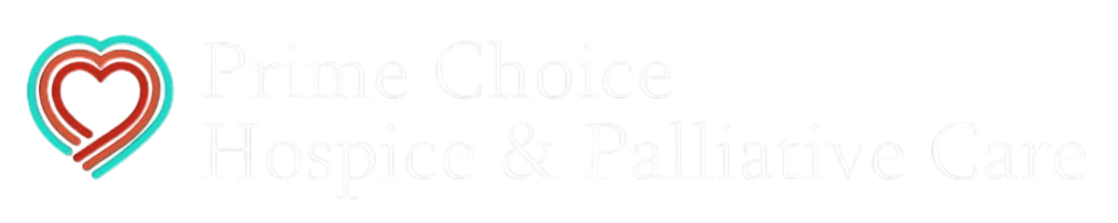 Prime Choice Hospice Logo White